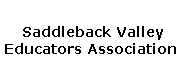Saddleback Valley Educators Association